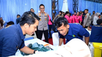 Sambut Hari Bhayangkara ke-80, Polda Jambi Gelar Bakti Kesehatan dan Sosial